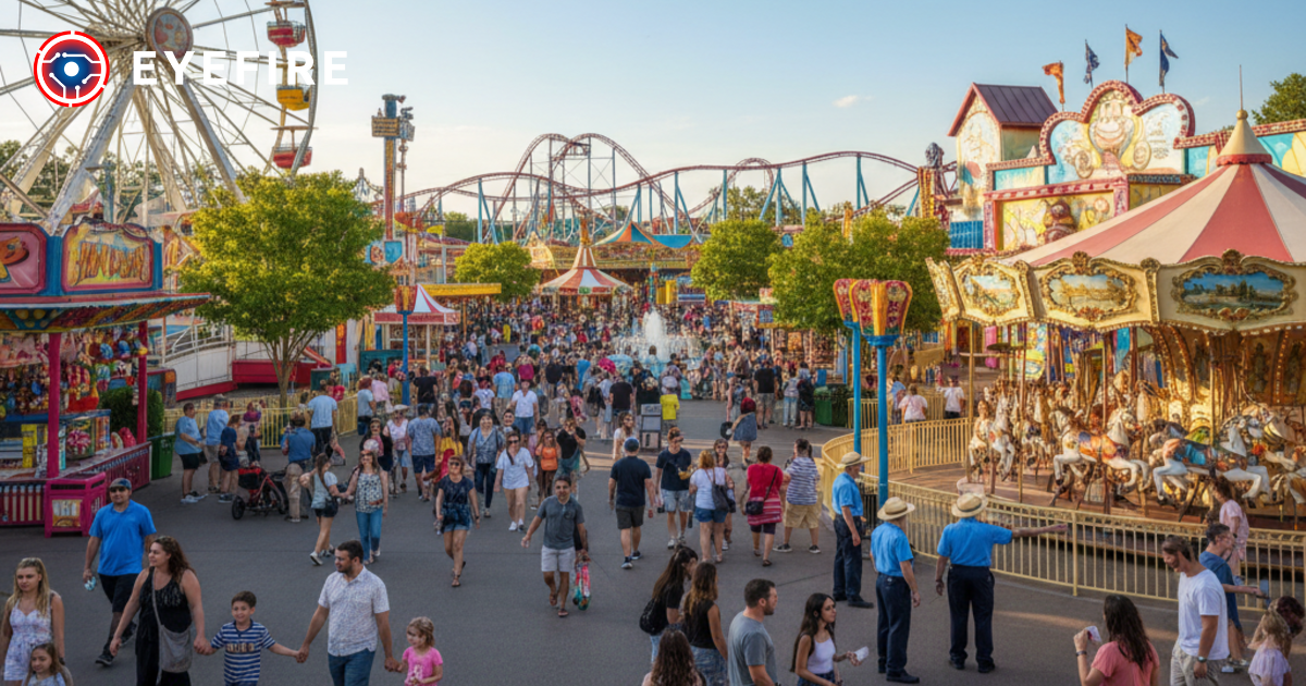 Quản lý đám đông hiệu quả trong công viên và khu vui chơi bằng công nghệ đếm người