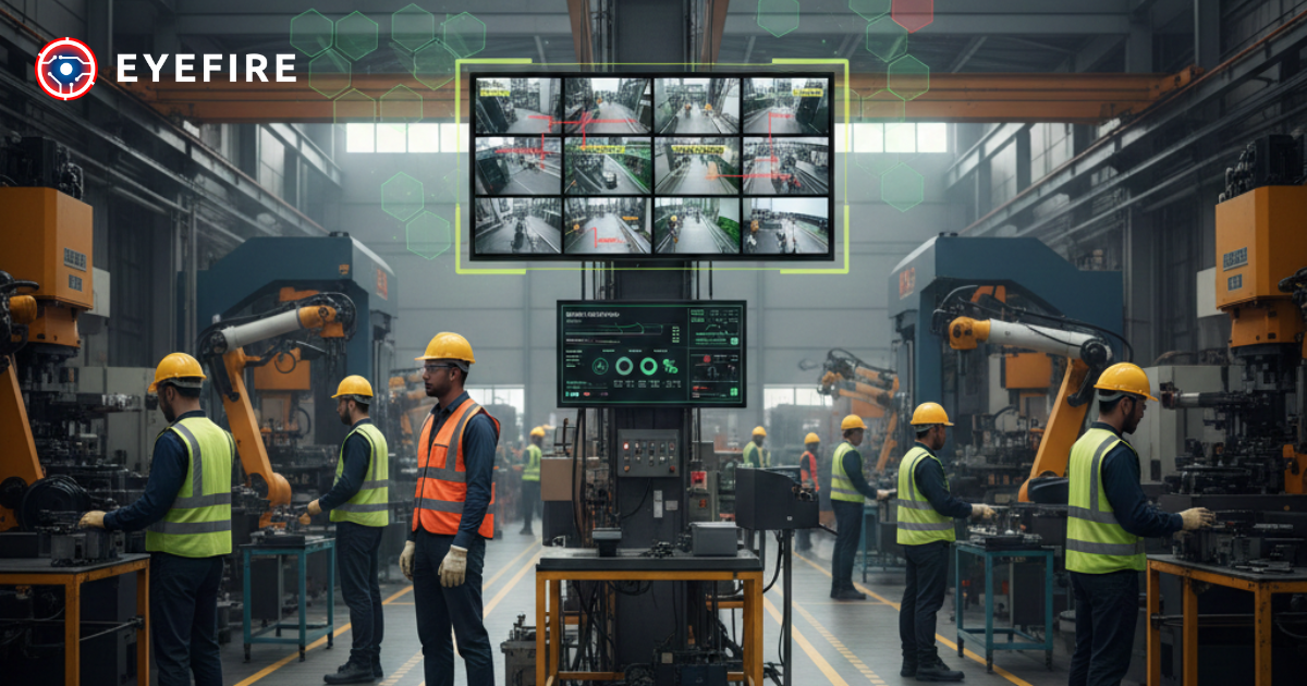 Ứng dụng CCTV tích hợp AI trong quản lý EHS nhà máy hiệu quả