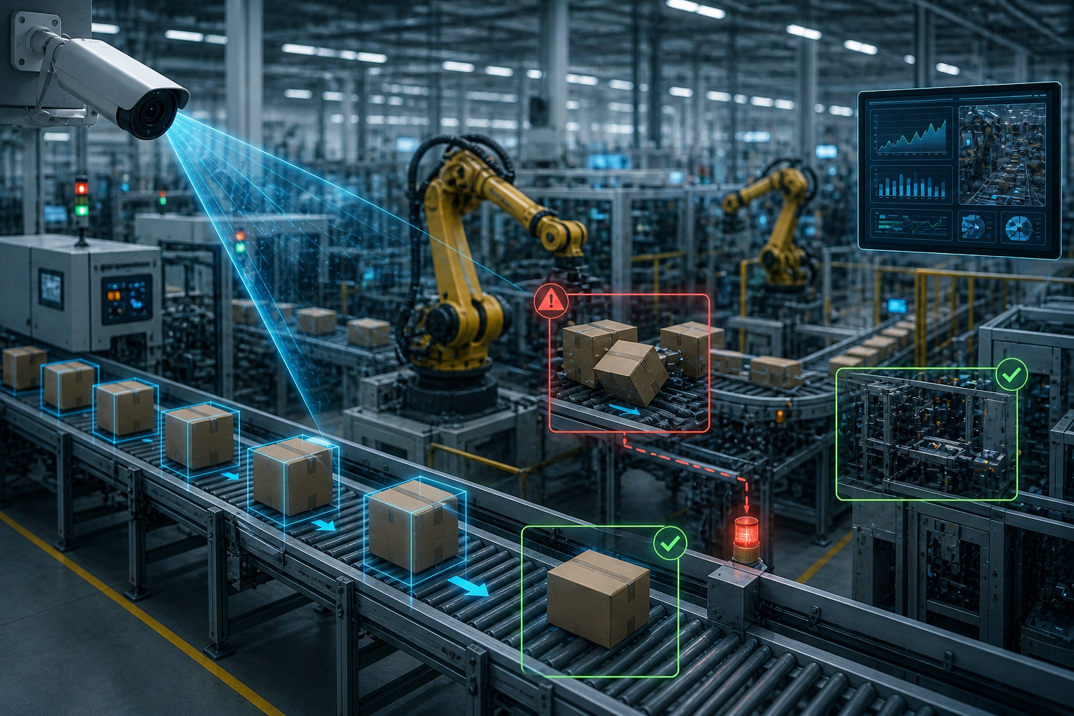 real-time production line and operation monitoring