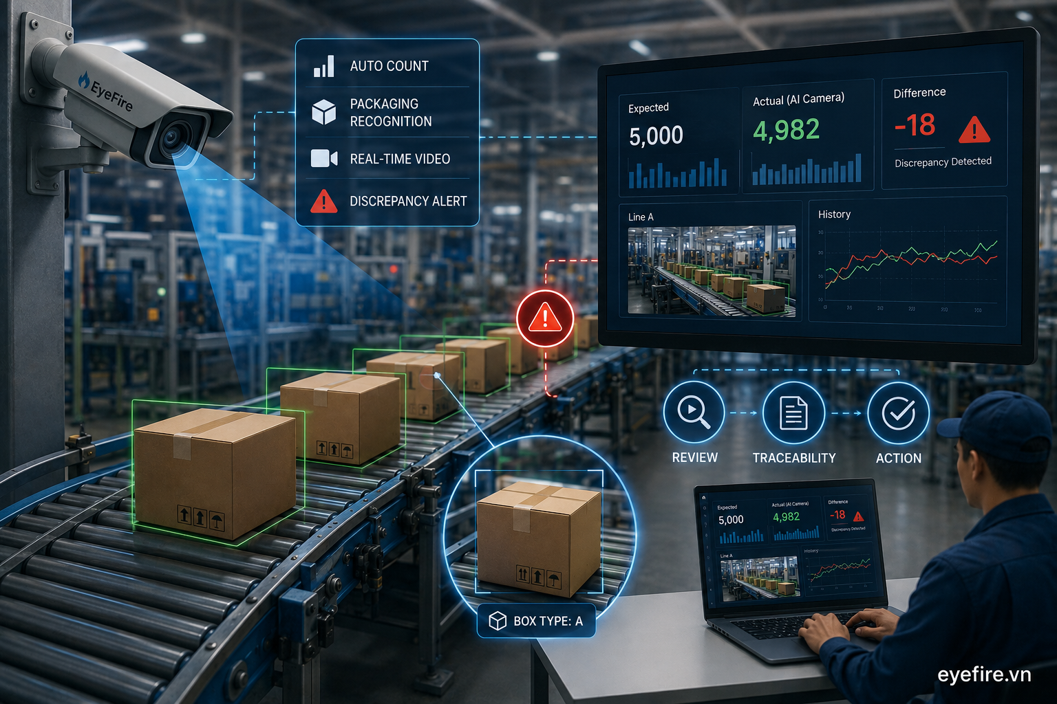 benefits when using AI for counting