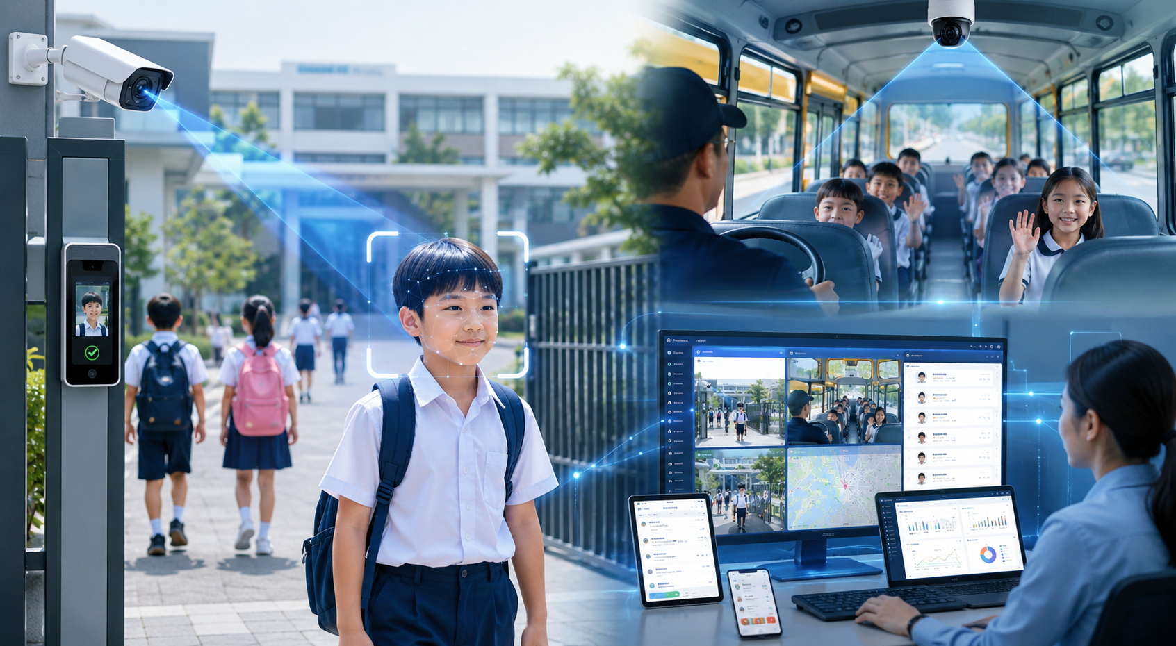 Trường học thông minh: Quản lý học sinh, đưa đón và an toàn trên một nền tảng duy nhất