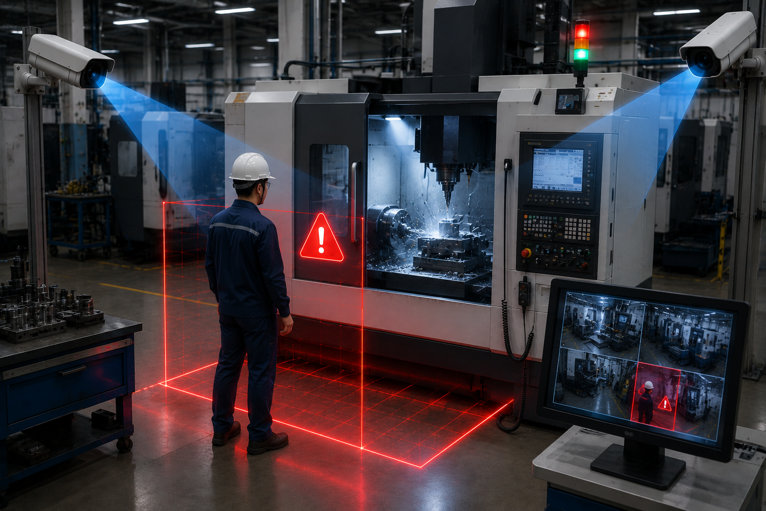 Giám sát máy CNC và máy gia công tự động