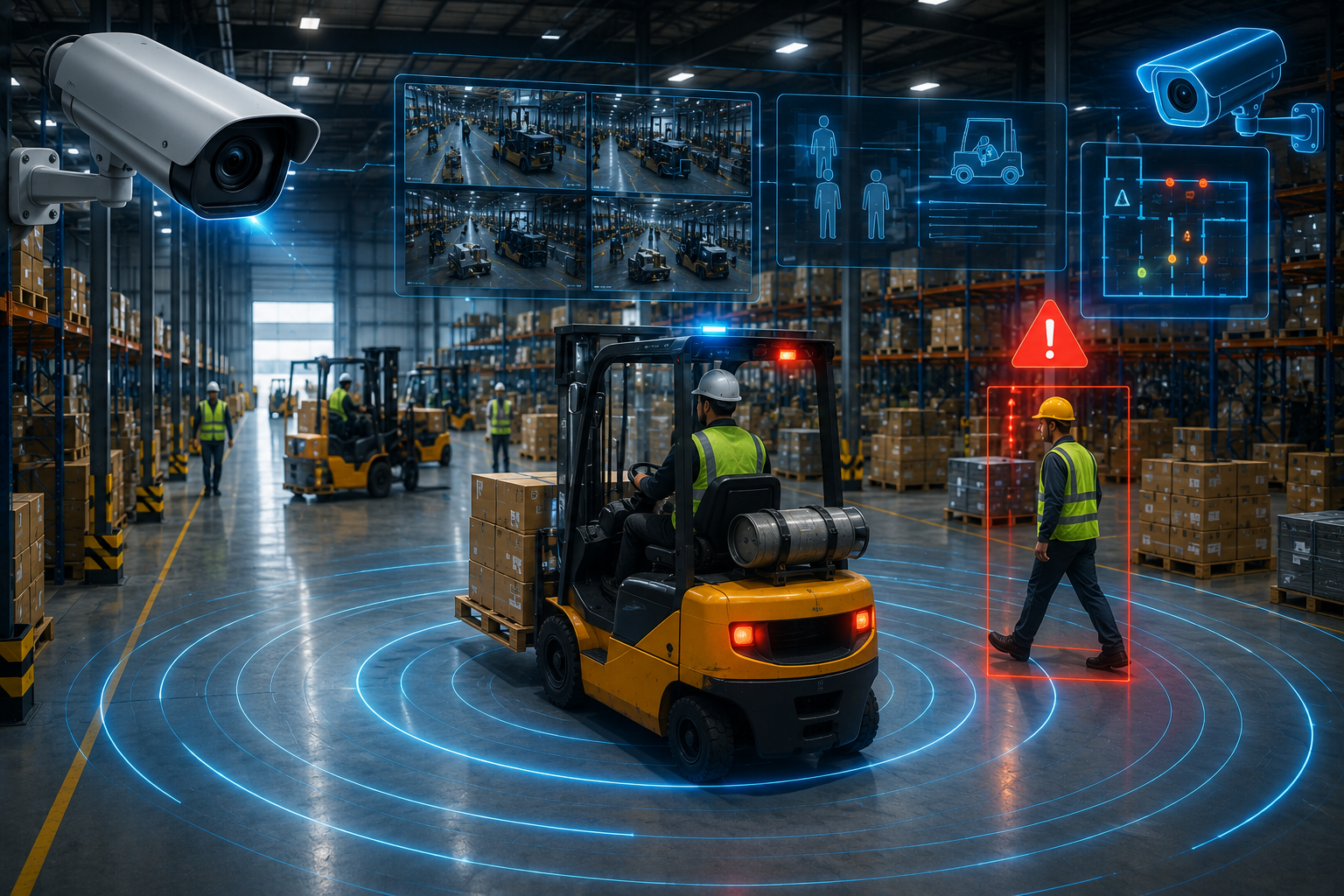 AI Cameras for Forklifts: A Smarter Approach to Reducing Collisions and Improving Safety in Manufacturing and Warehousing