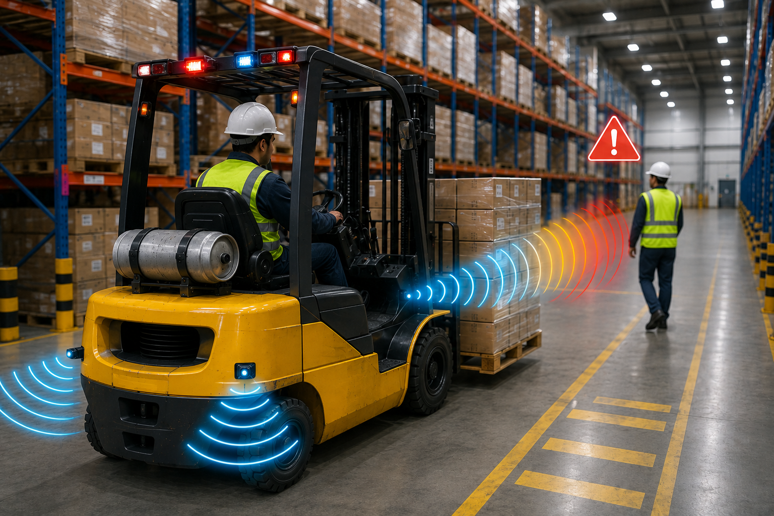 forklift sensor or camera AI