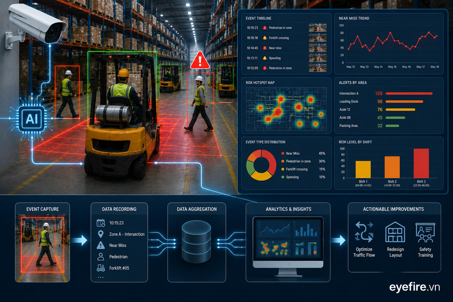 Camera AI for forklift