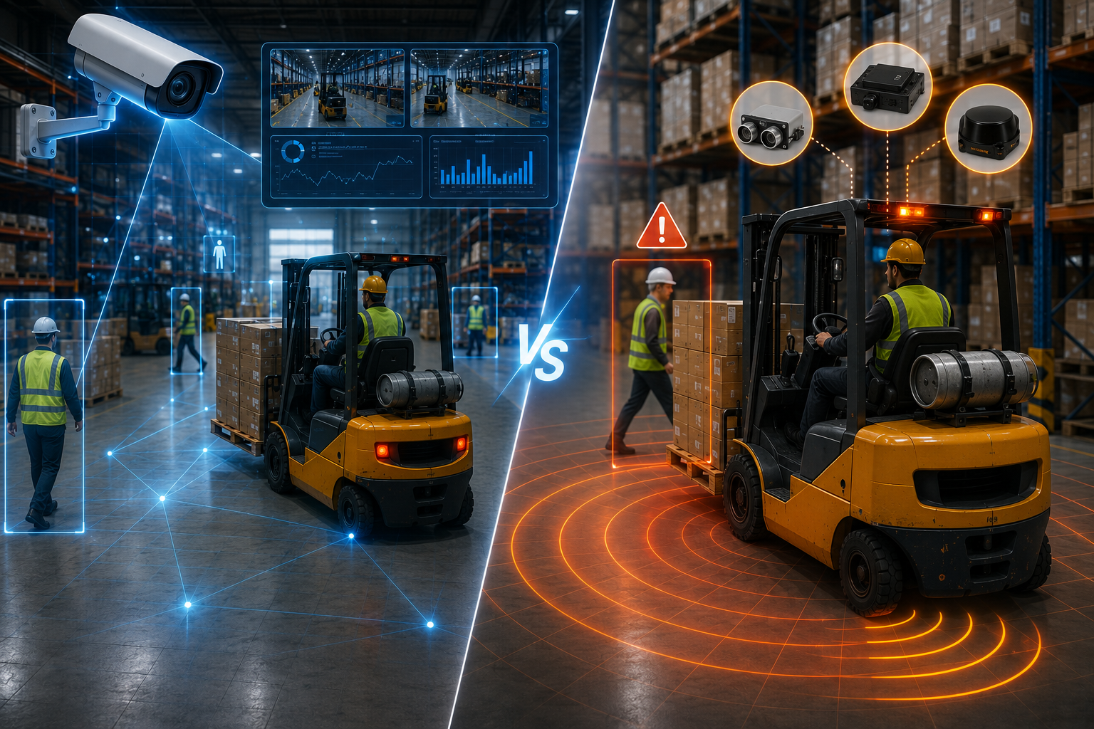 AI Camera or Forklift-Mounted Sensors: Which Solution Should Businesses Choose?