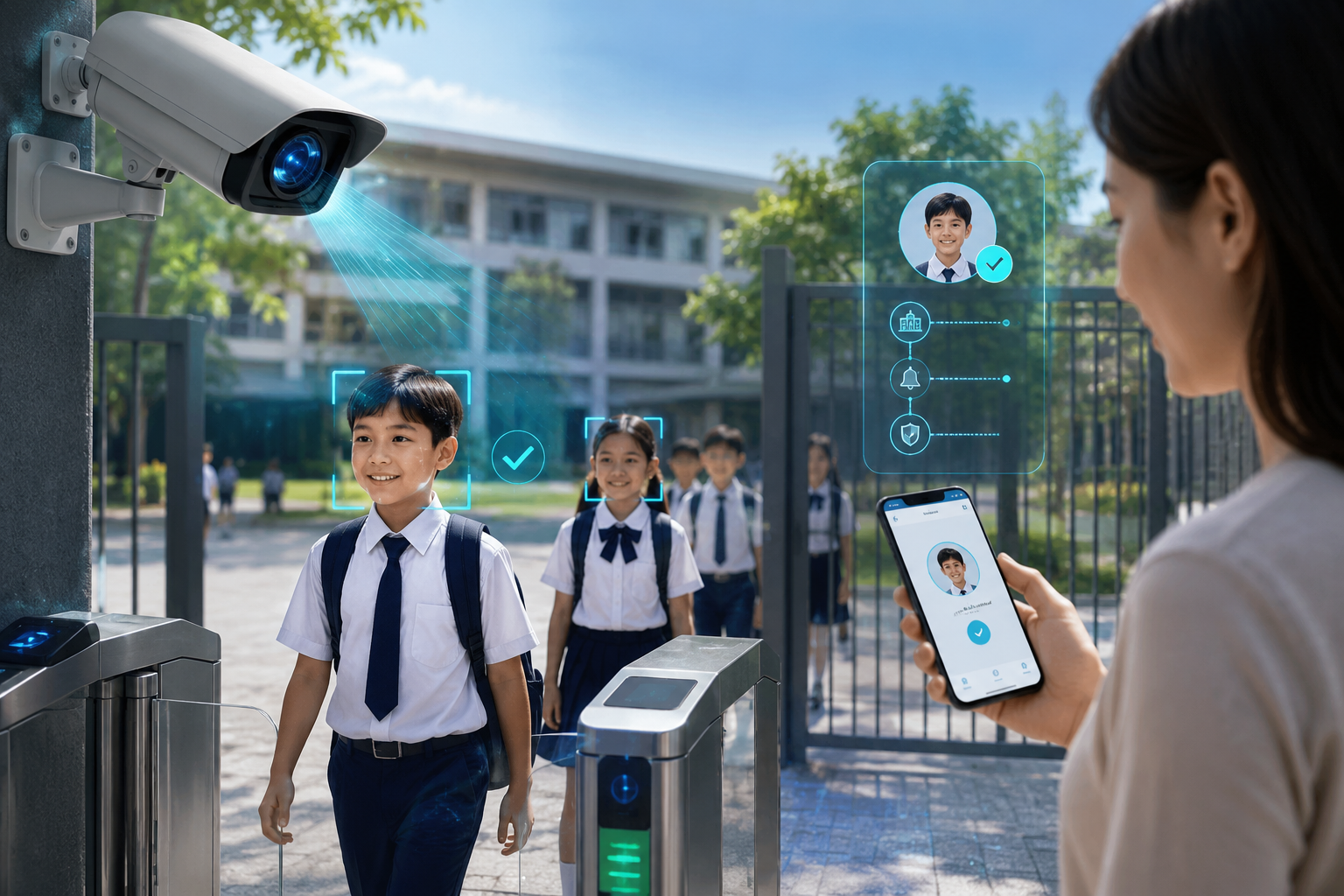 Giải pháp trường học thông minh: Điểm danh tự động và kết nối phụ huynh trong một hệ thống