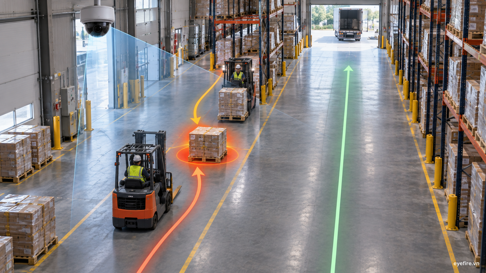 camera AI for warehouse